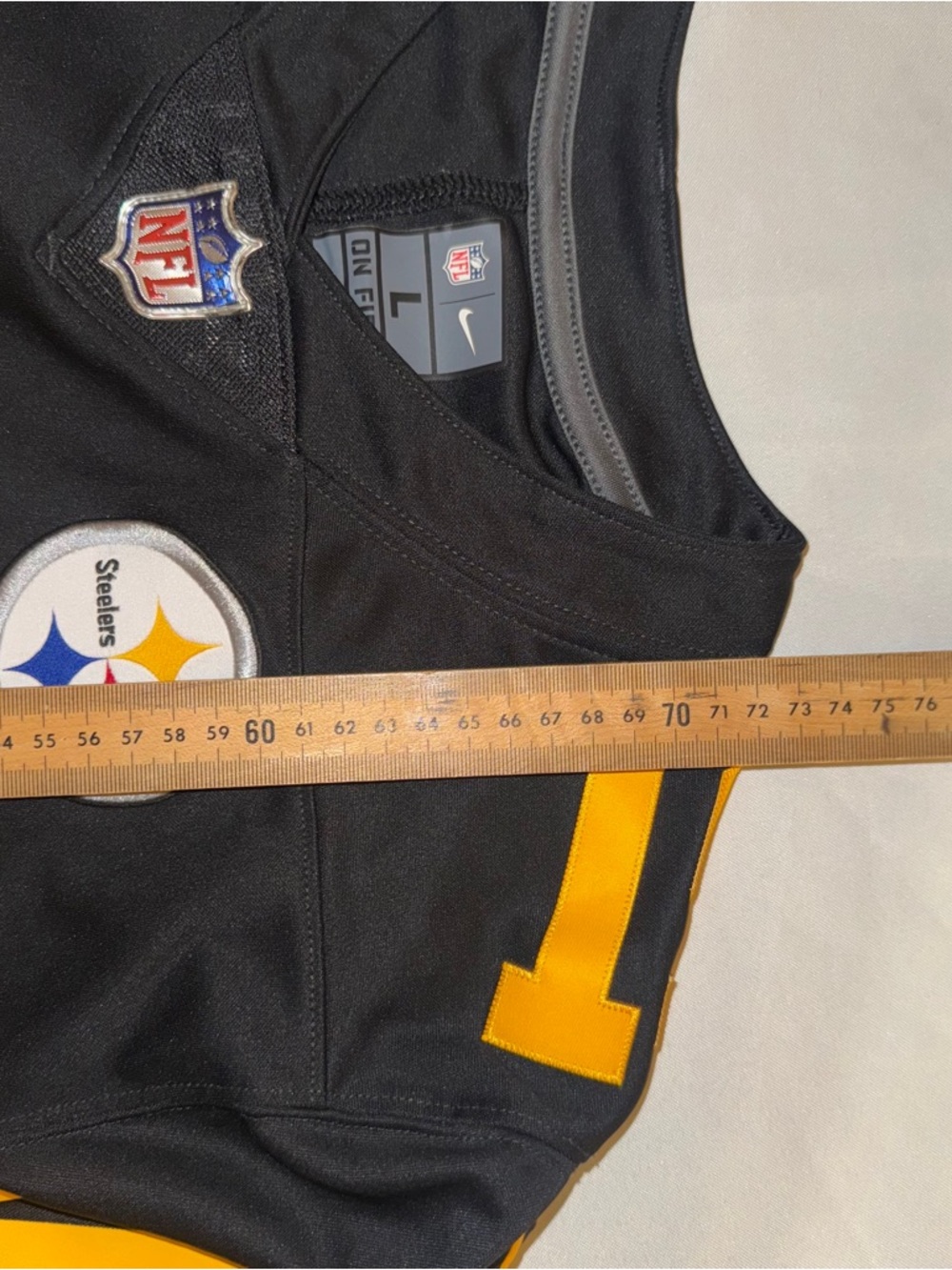 Nike On Field JuJu Smith-Schuster #19 Pittsburgh Steelers NFL Large ( read) - Picture 5 of 9